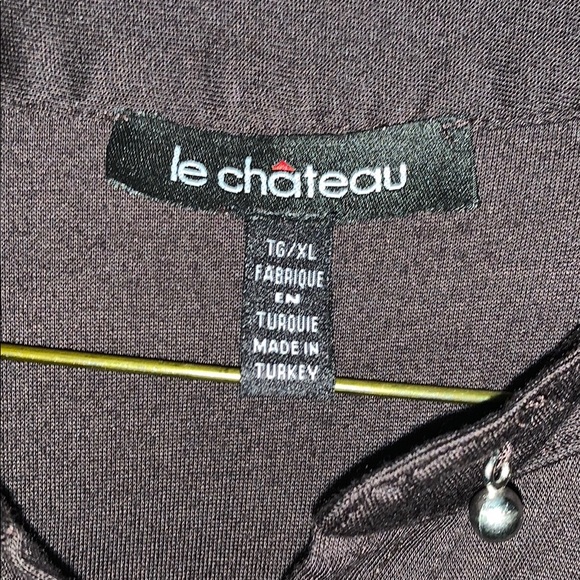 Black shirt from le chateau - Picture 2 of 2